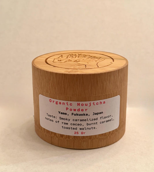 Houjicha Powder - Ceremonial Grade - Organic - Yame, Fukuoka, Japan, 2025 Harvest