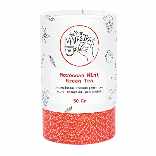Moroccan Mint Green Tea – Premium Loose Leaf Mint Tea – Refreshing Spearmint & Peppermint Blend