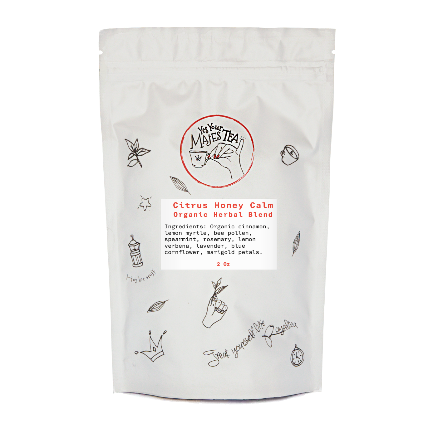 Citrus Honey Calm - Organic Herbal Blend