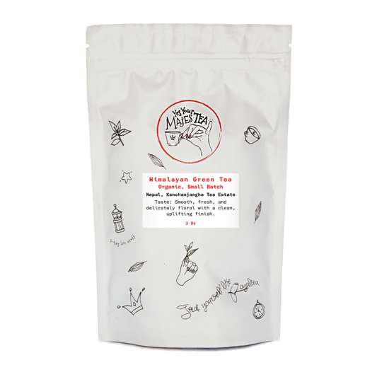 Himalayan Green Tea - Organic - Loose Leaf Green Tea - High Mountain - Small Batch