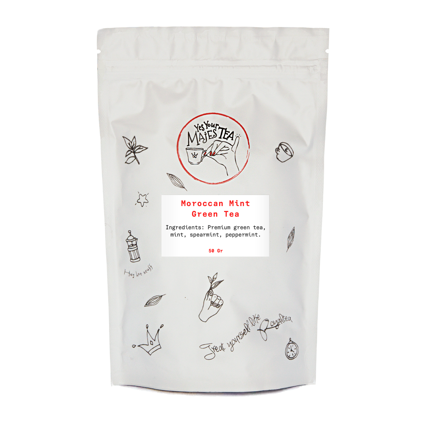 Moroccan Mint Green Tea – Premium Loose Leaf Mint Tea – Refreshing Spearmint & Peppermint Blend