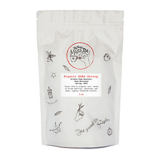 GABA Oolong Tea - Taiwan High Mountain - Alishan - Organic - Hand Harvested
