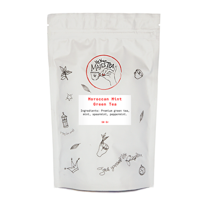 Moroccan Mint Green Tea – Premium Loose Leaf Mint Tea – Refreshing Spearmint & Peppermint Blend