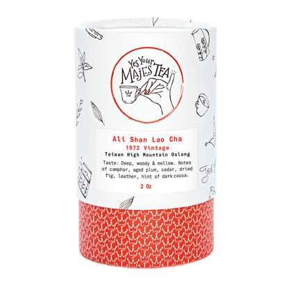 1972 Vintage Ali Shan Lao Cha - Aged Taiwanese Oolong Tea - Small Batch