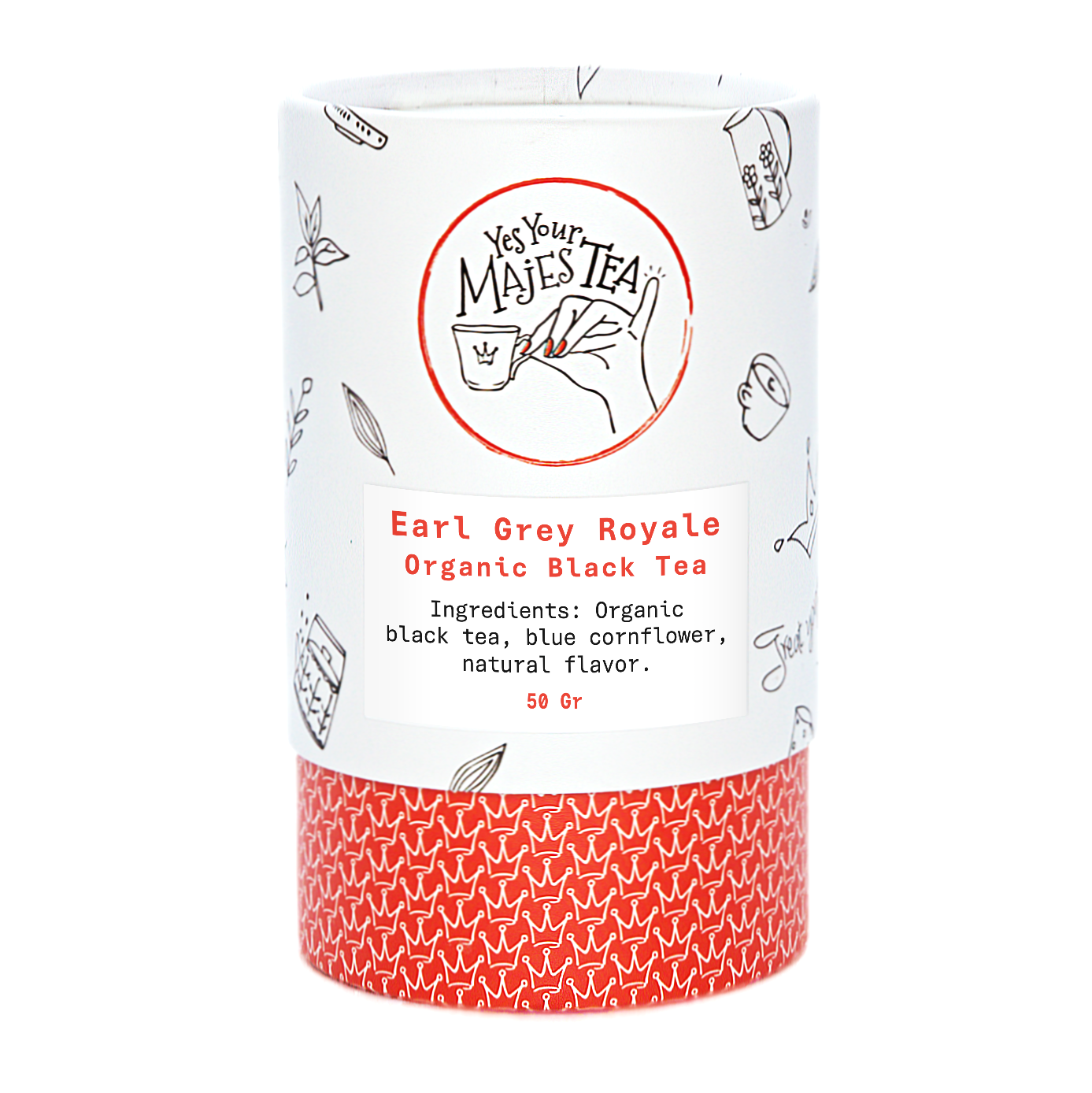 Earl Grey Royale - Organic - Black Tea with Bergamot Blossoms, Orange Peel & Flower Petals
