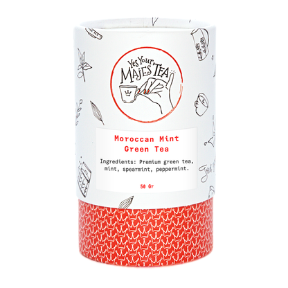 Moroccan Mint Green Tea – Premium Loose Leaf Mint Tea – Refreshing Spearmint & Peppermint Blend