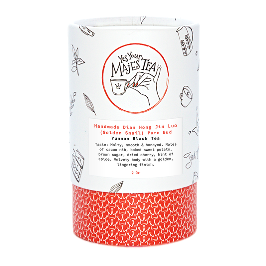 Premium Golden Snail Black Tea – Dian Hong from Yunnan – Hand-Rolled | Malty & Smooth
